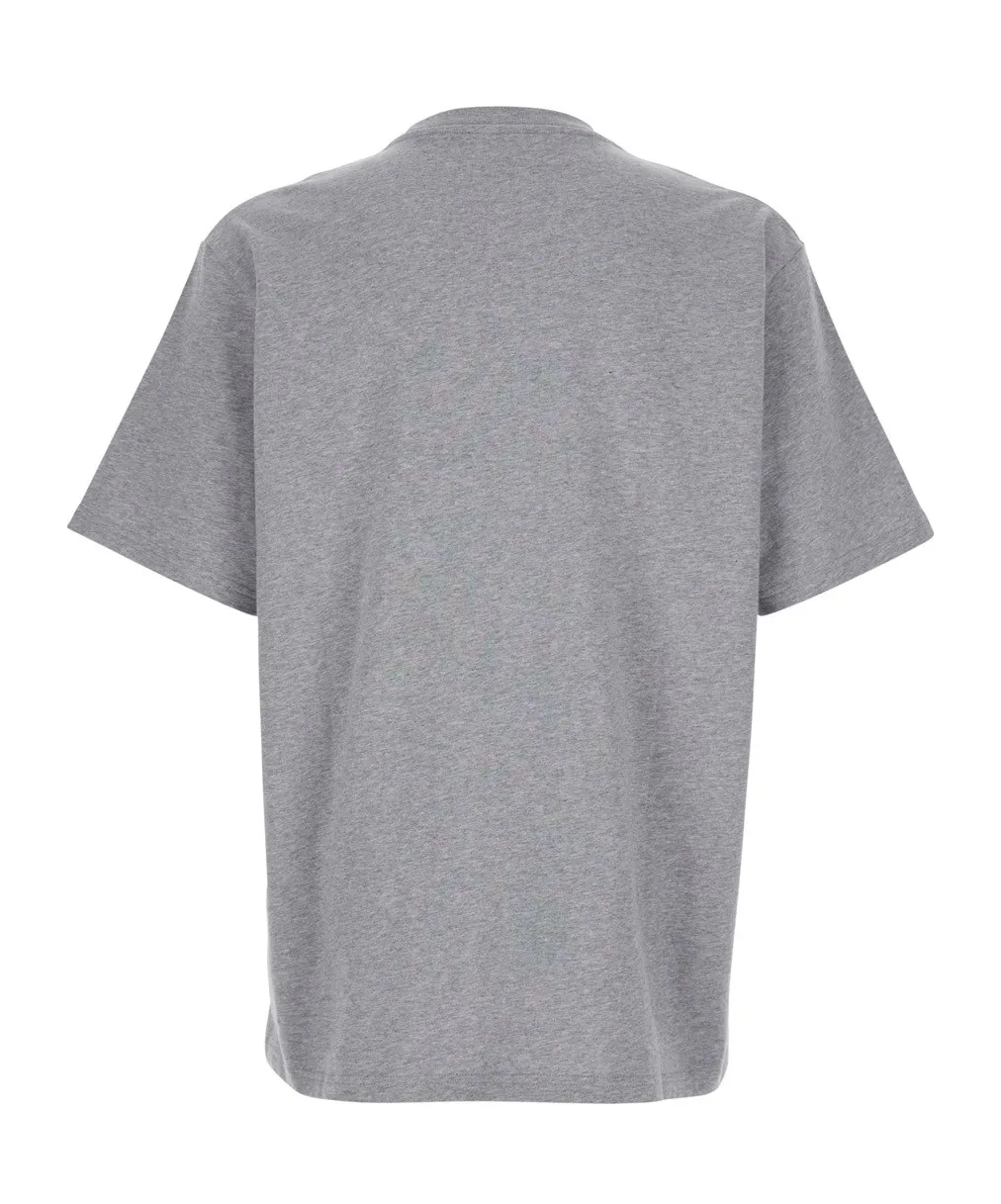 Flocked-Logo T-Shirt