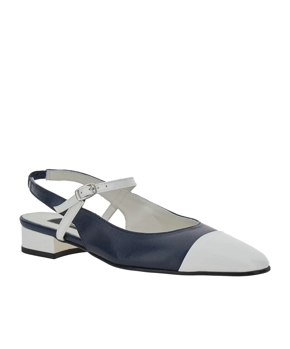 Contrast-Color Ballet Shoes