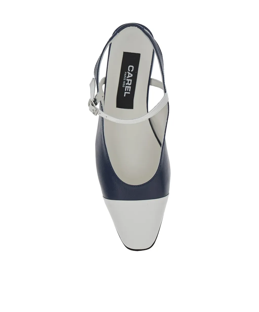 Contrast-Color Ballet Shoes