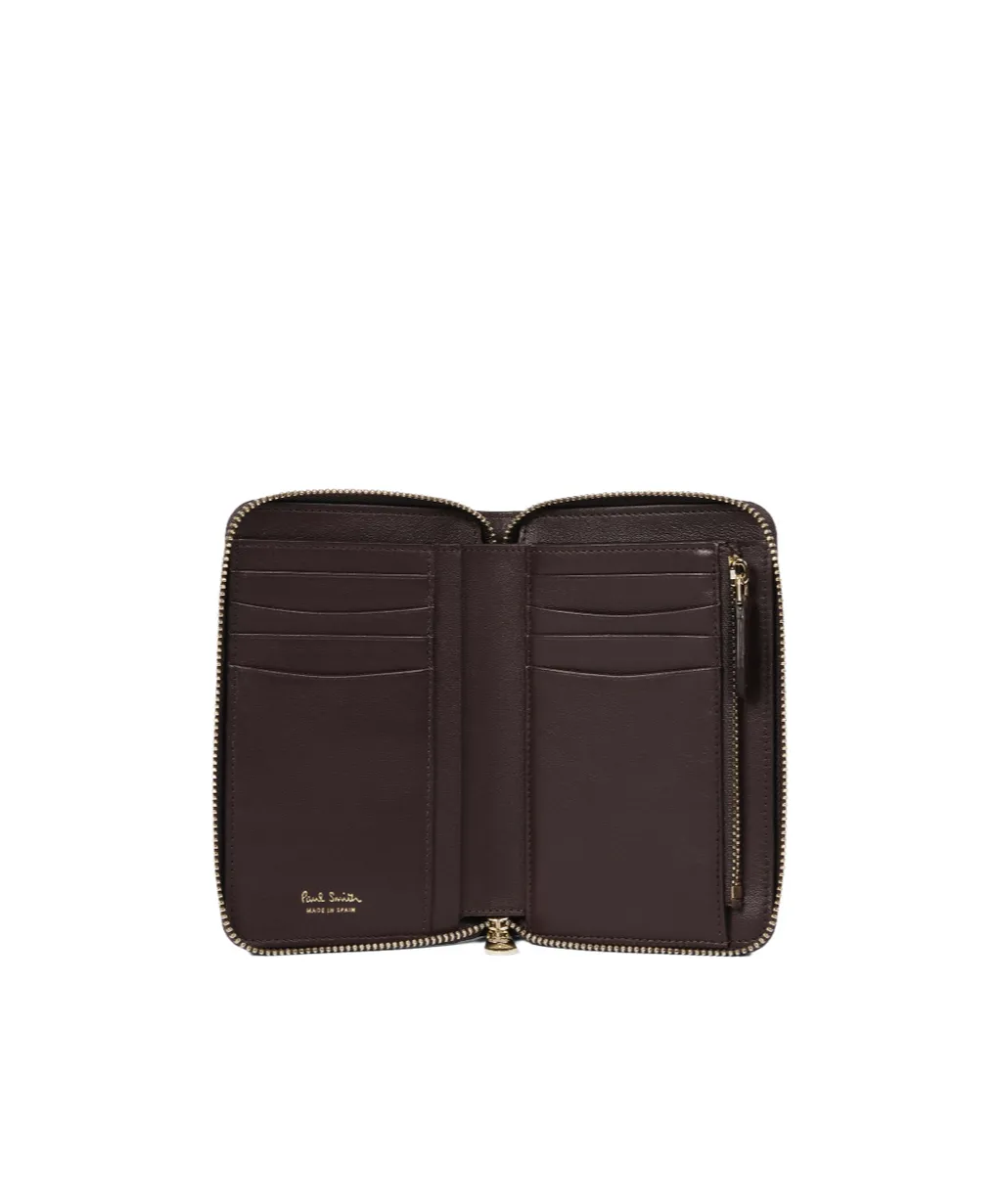 Paul Smith Leather Wallet With Printed Logo