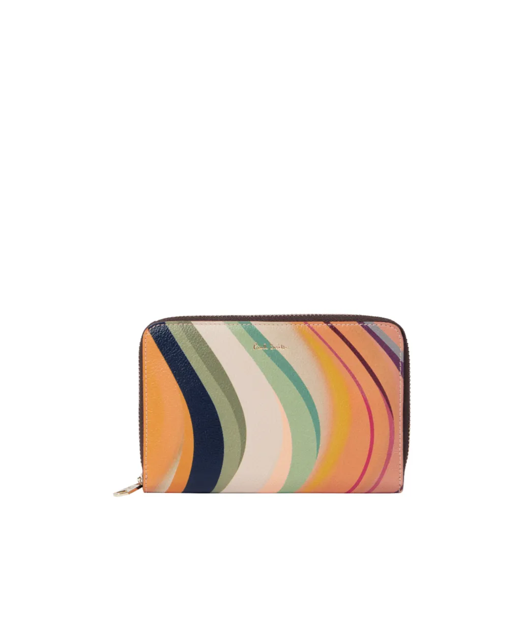 Paul Smith Leather Wallet With Printed Logo