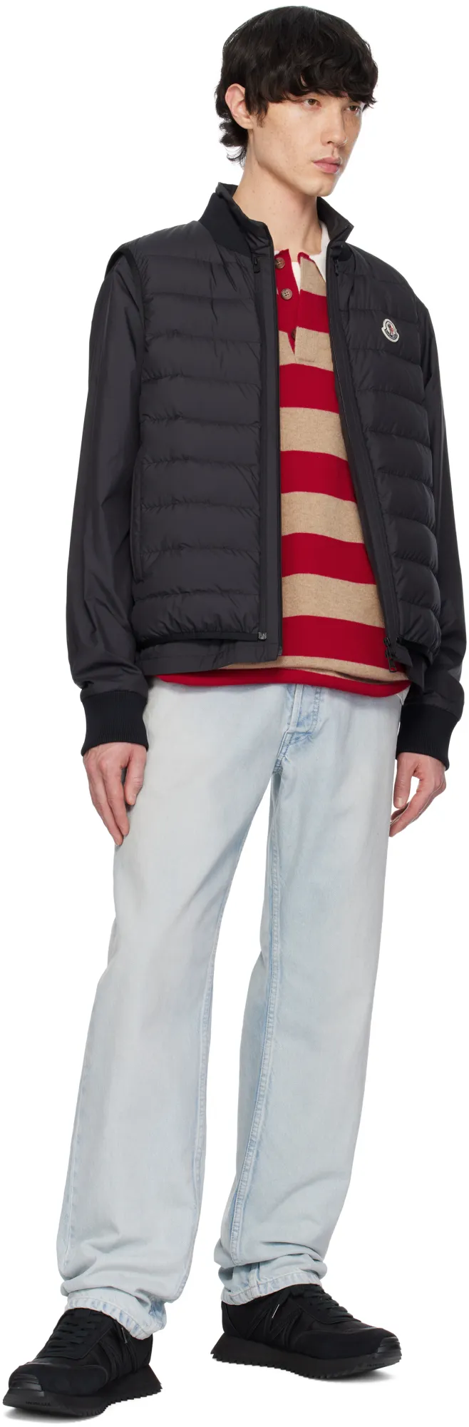 Moncler Logo Patch Down Jacket