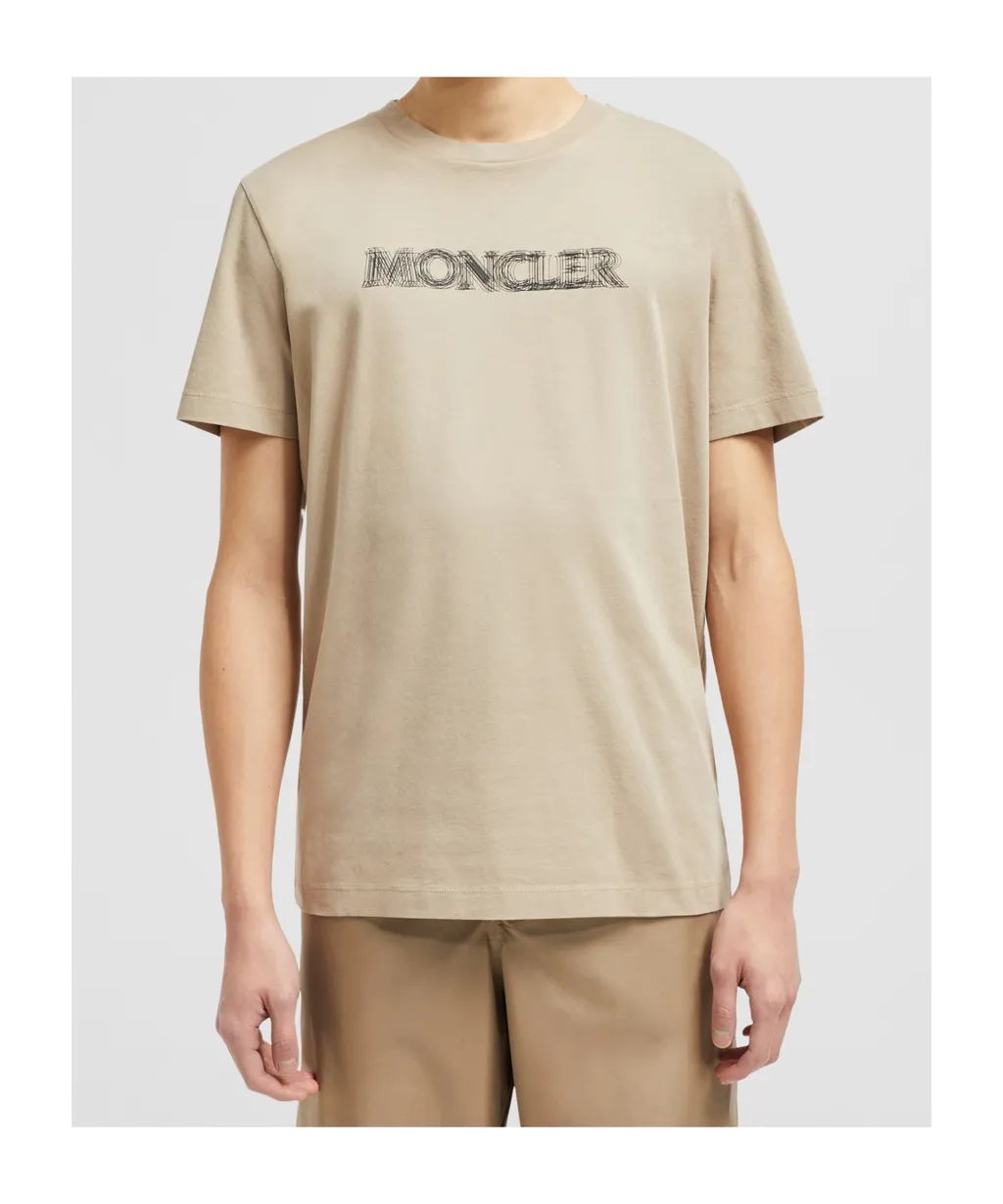 Moncler Logo Patch Crewneck T-Shirt