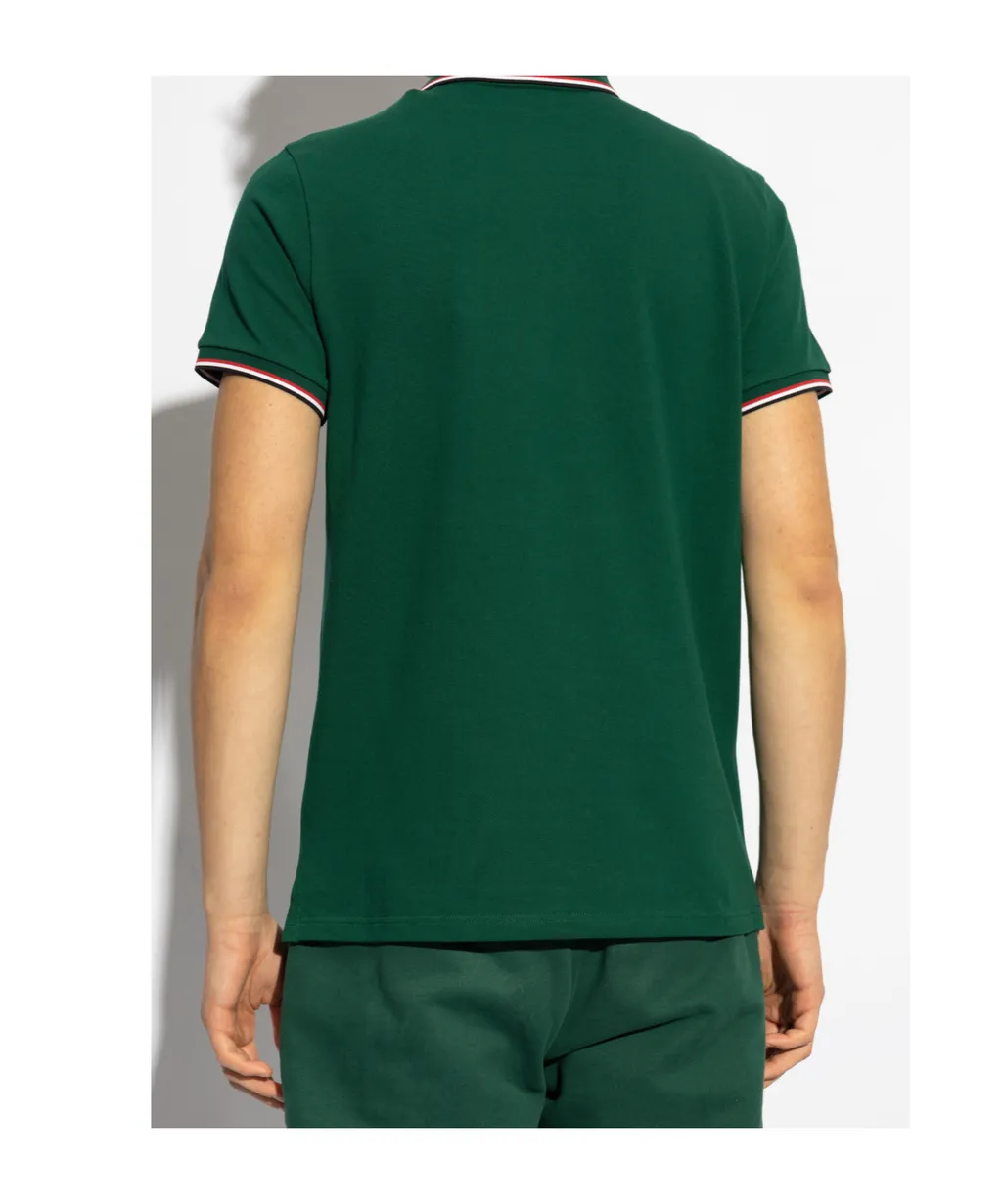 Moncler Logo Patch Polo Shirt