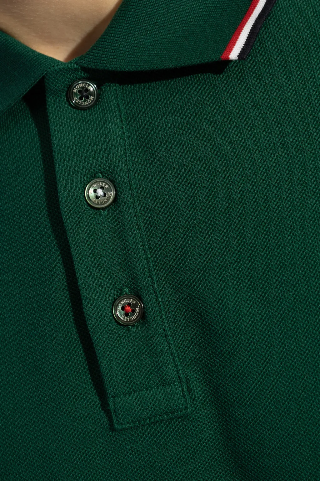 Moncler Logo Patch Polo Shirt