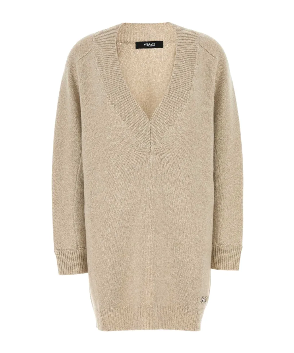 Versace V-Neck Knitted Jumper