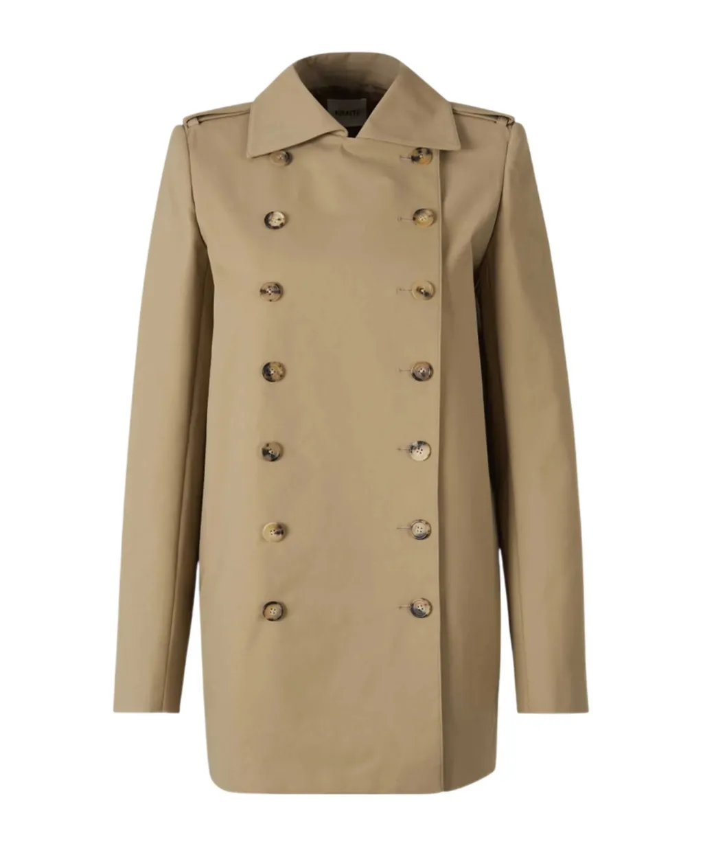 Double-Breasted Trench Coat