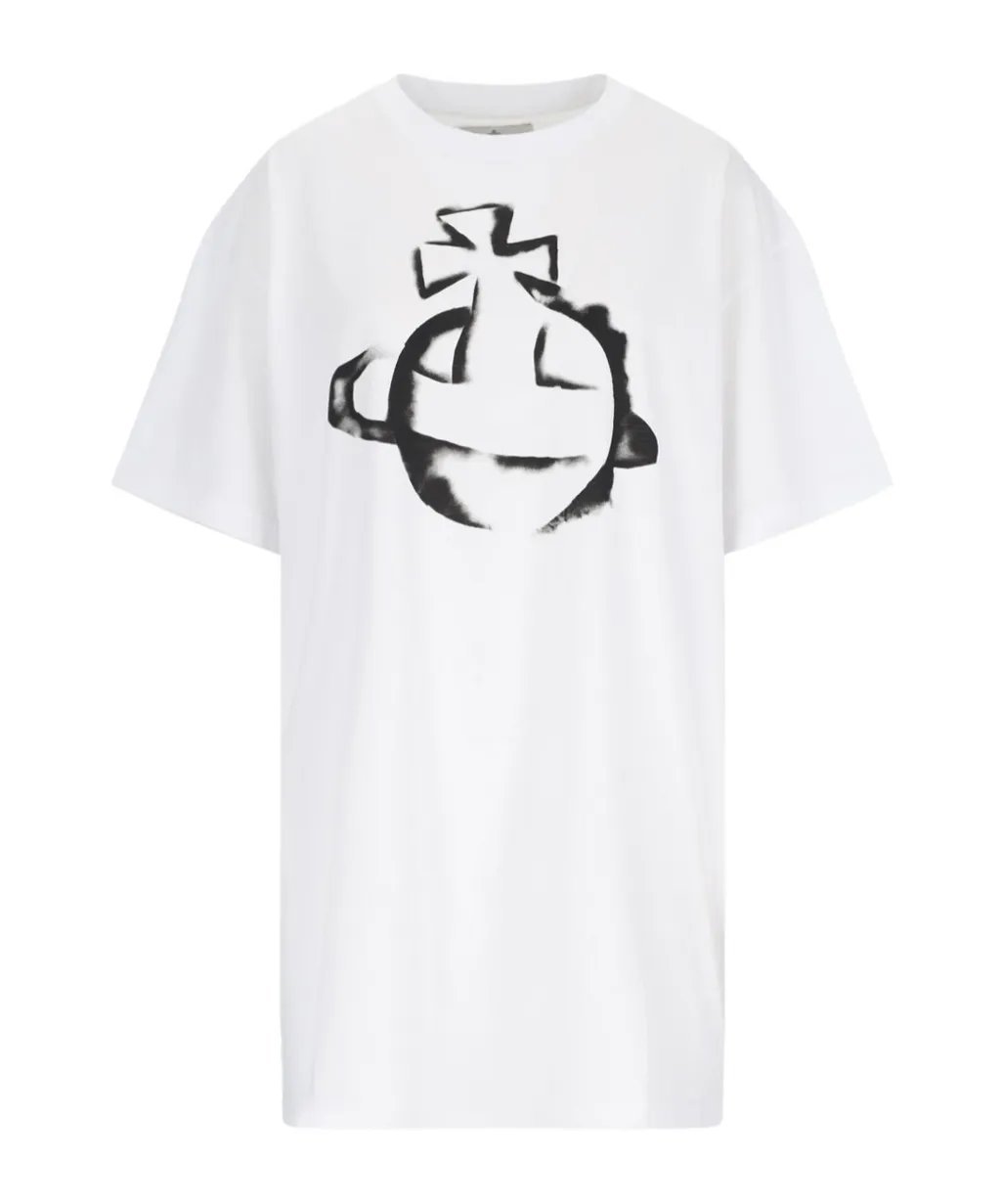 Vivienne Westwood Orb Logo-Printed Crewneck T-Shirt