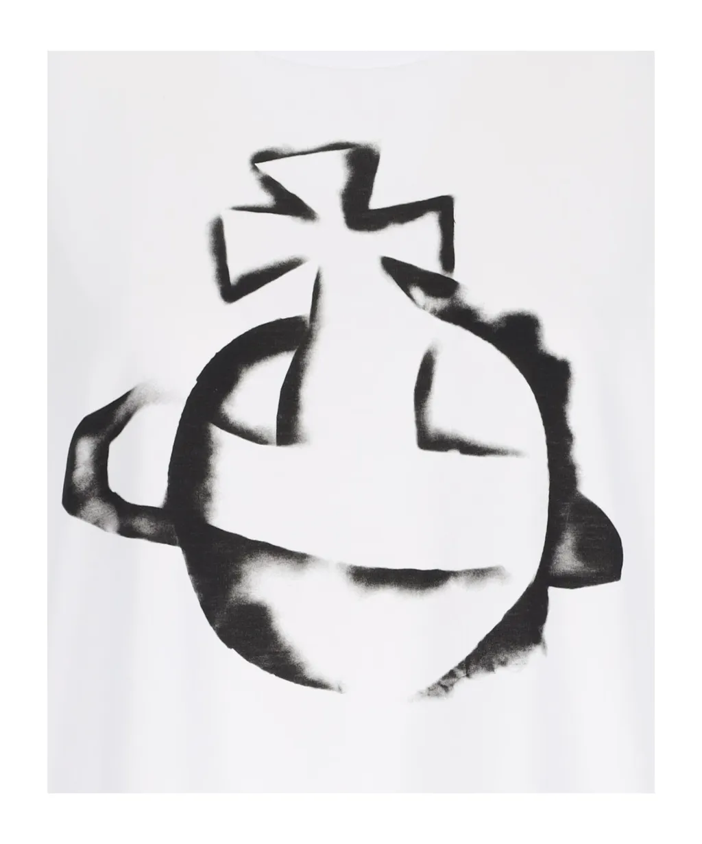 Vivienne Westwood Orb Logo-Printed Crewneck T-Shirt