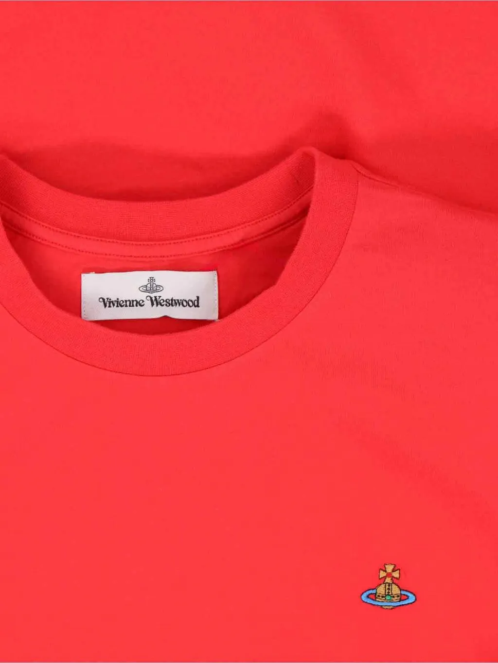 Vivienne Westwood Logo Embroidered Crewneck T-Shirt