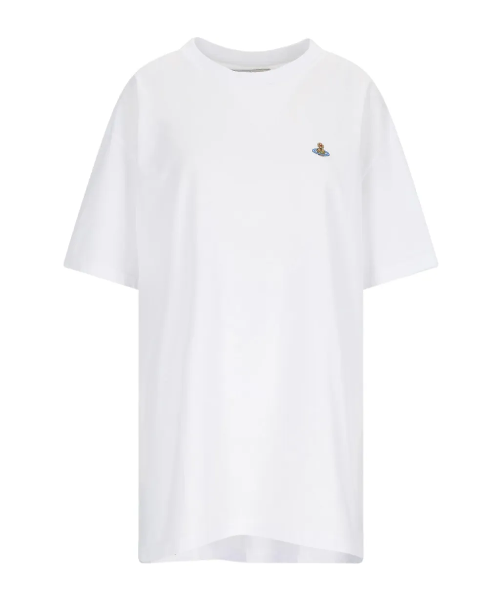 Vivienne Westwood Logo-Embroidered Crewneck T-Shirt