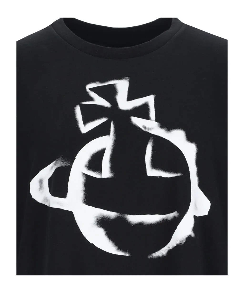 Vivienne Westwood Orb Logo-Printed Crewneck T-Shirt