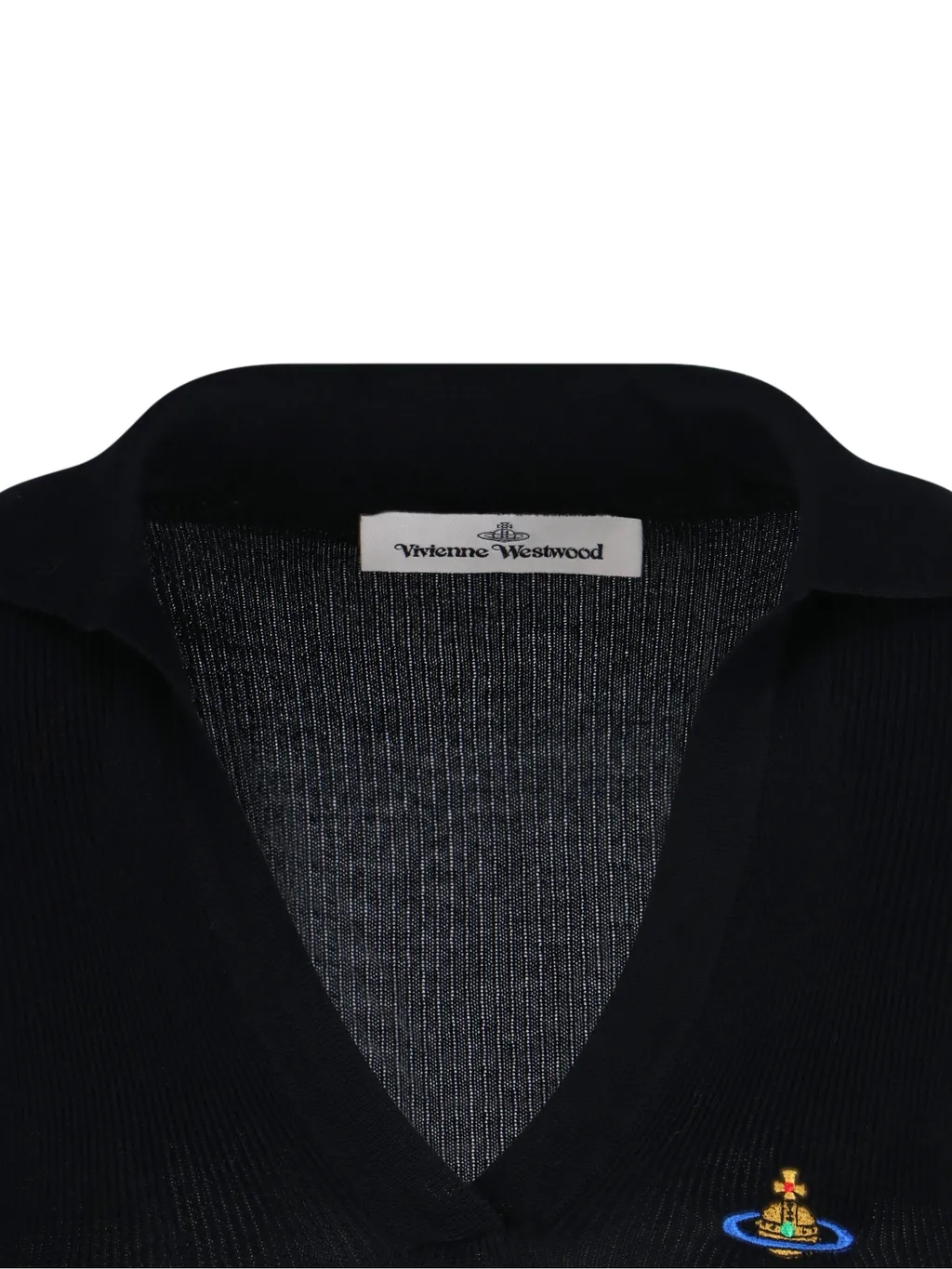 Vivienne Westwood Orb Embroidered Knit Top