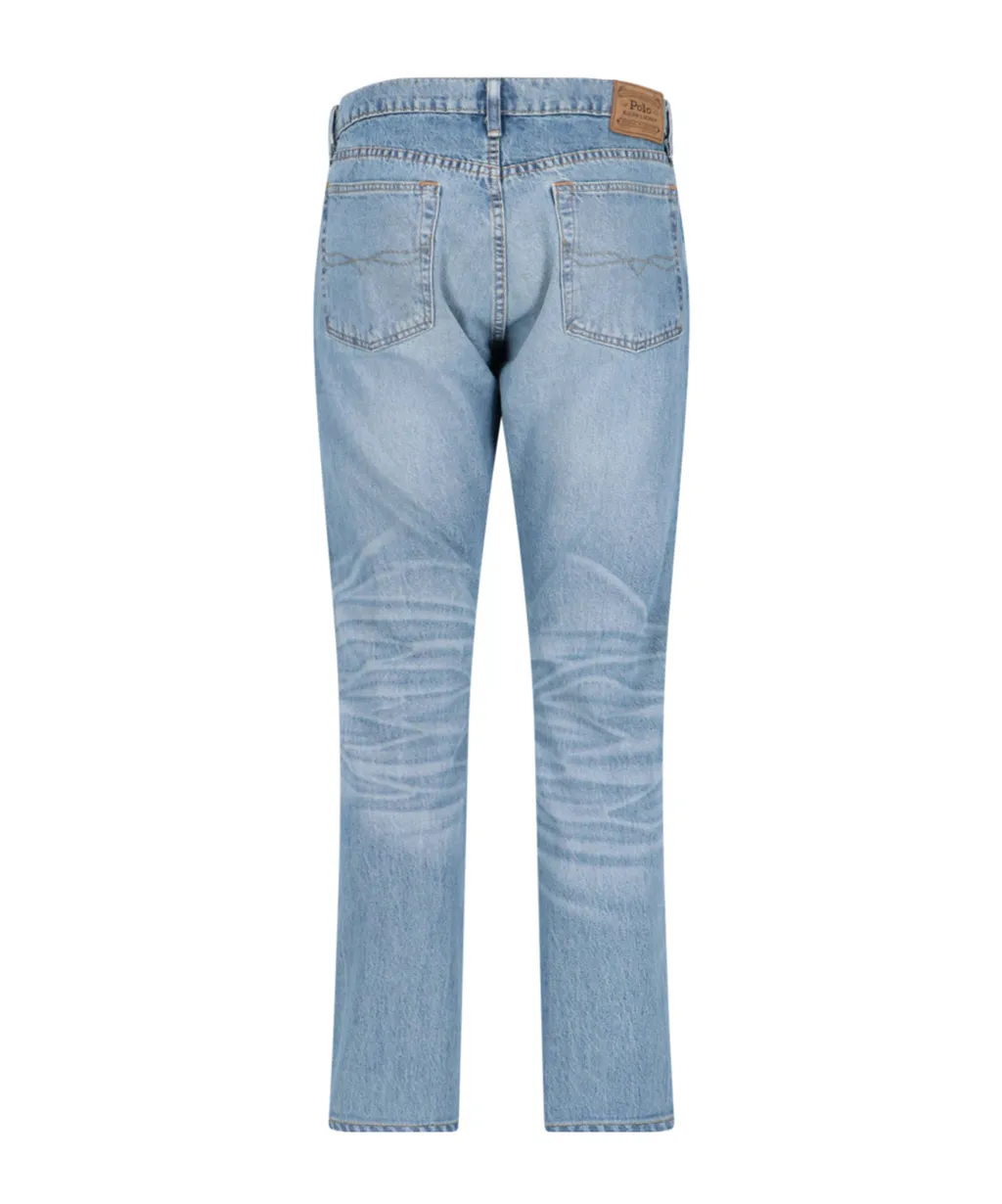 Polo Ralph Lauren Logo-Patch Denim Jeans