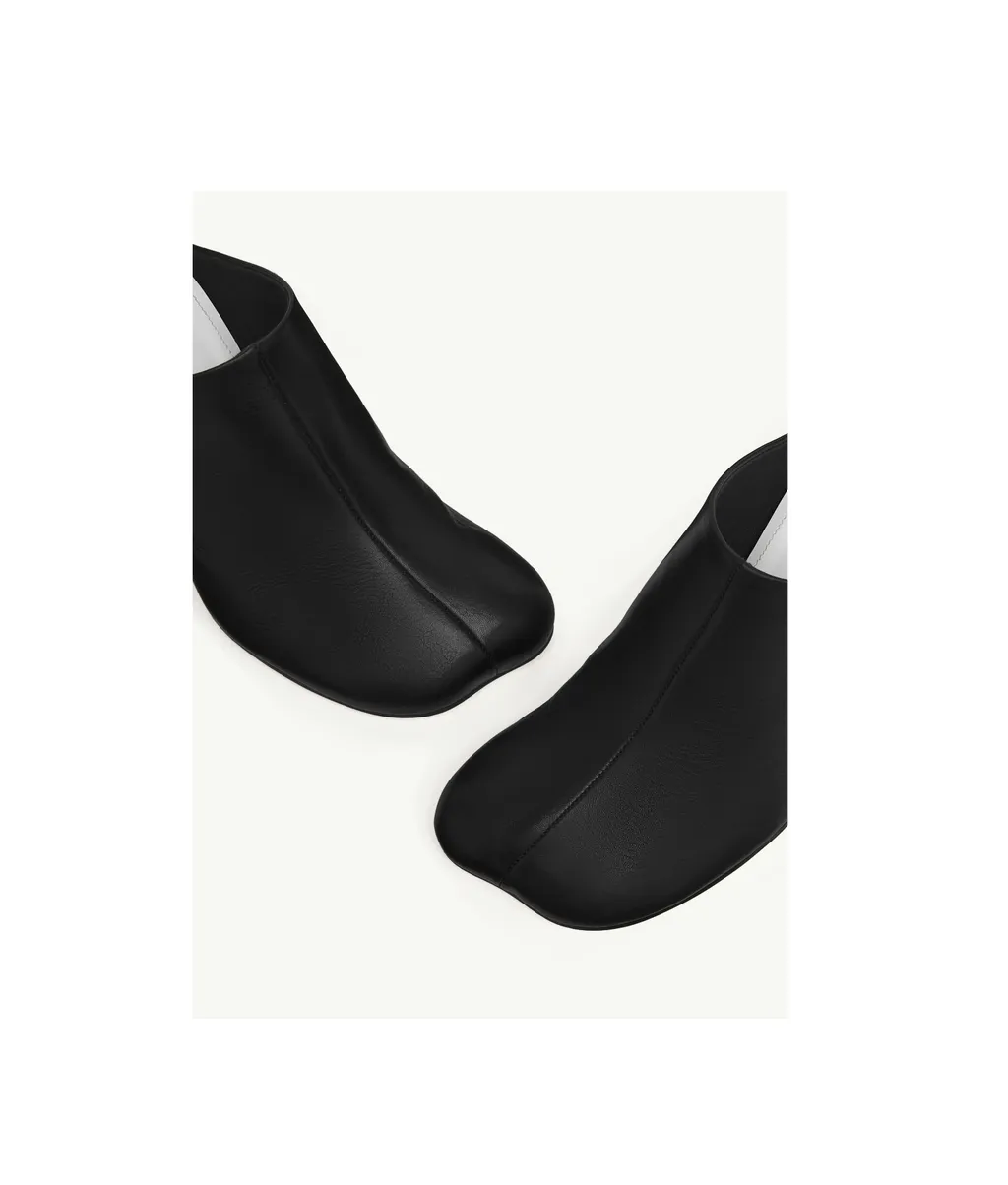 Mm6 Maison Margiela Asymmetric Toe Wedge Mules