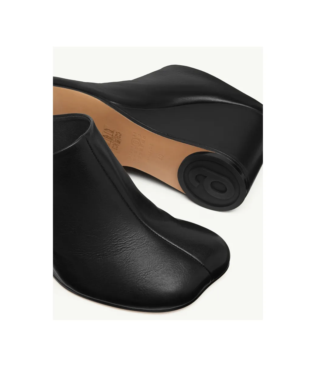 Mm6 Maison Margiela Asymmetric Toe Wedge Mules