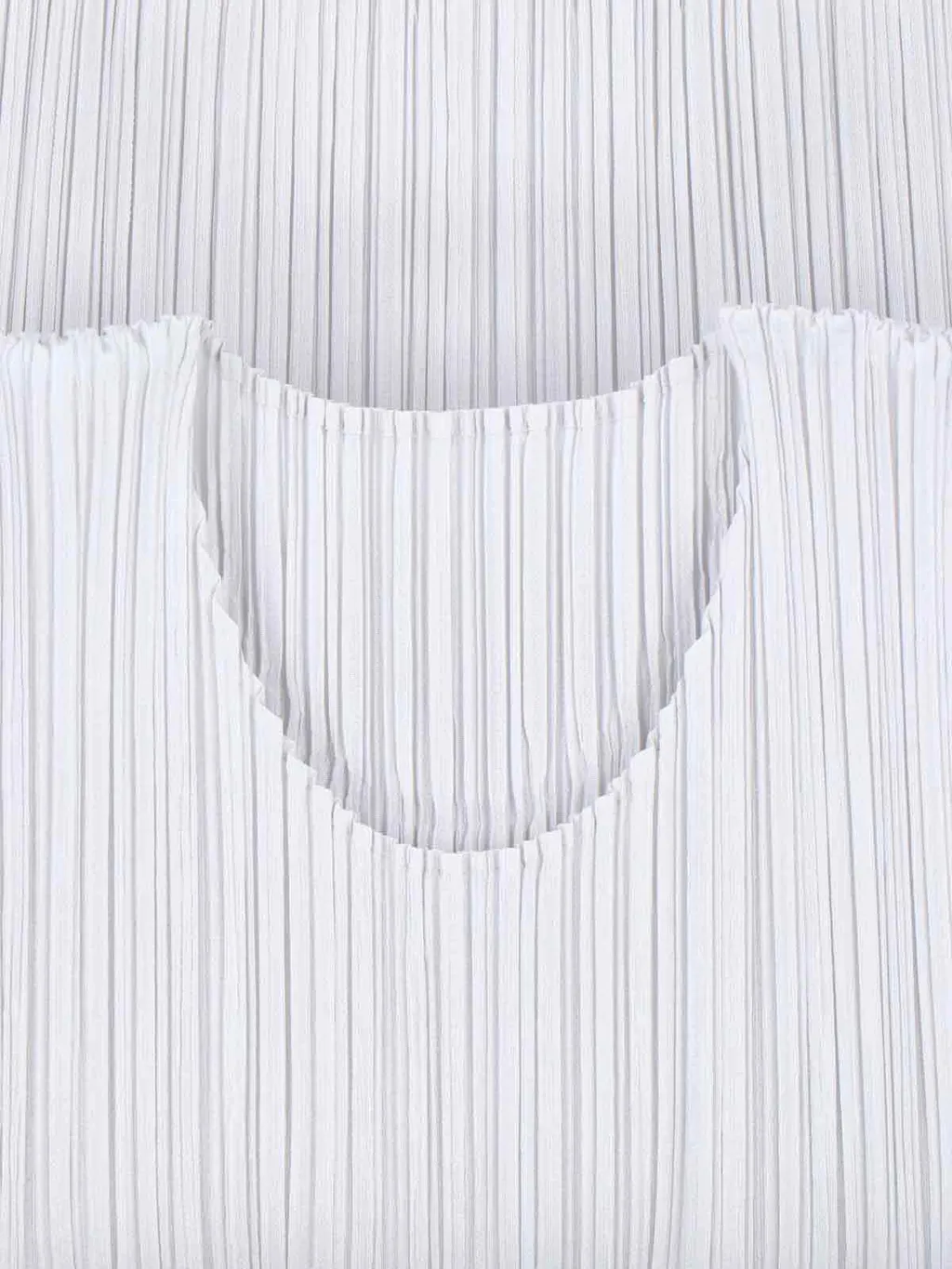 Pleats Please Issey Miyake Crewneck Sleeveless Top