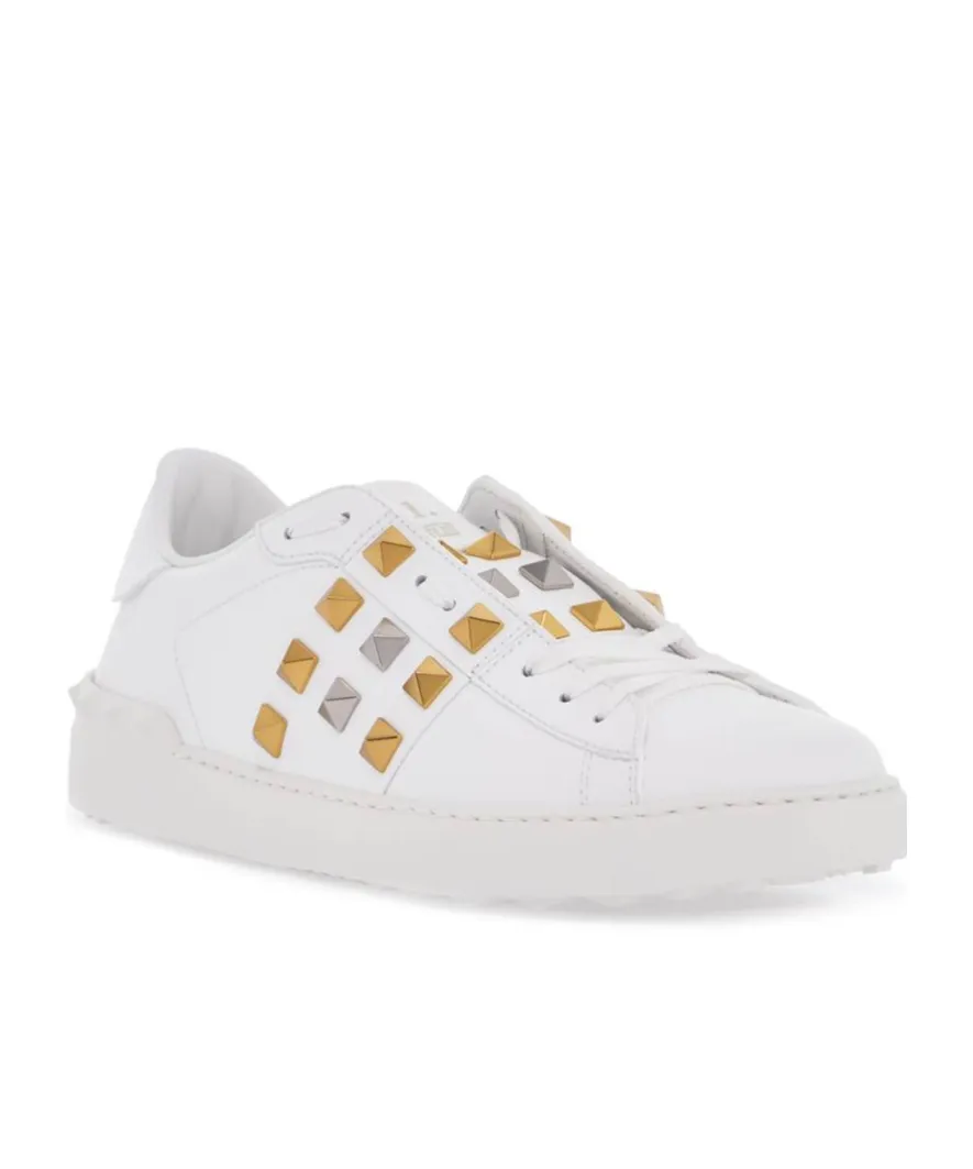 Valentino Garavani Rockstud Untitled Lace-Up Sneakers