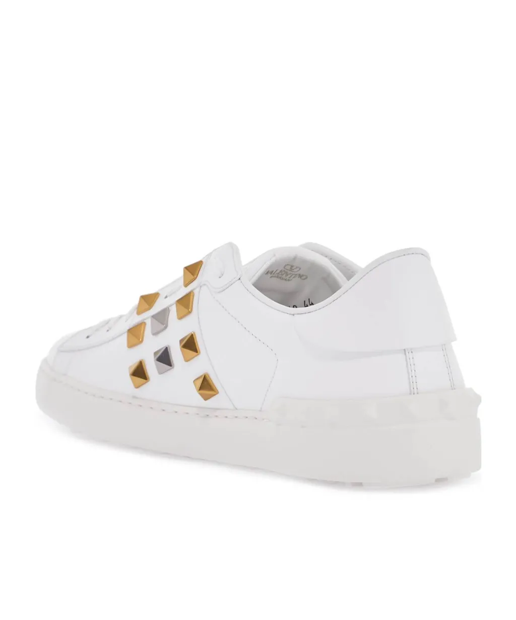 Valentino Garavani Rockstud Untitled Lace-Up Sneakers
