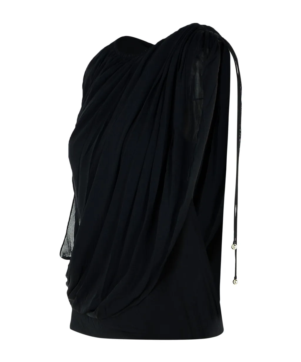 Lanvin Draped Pleated Top