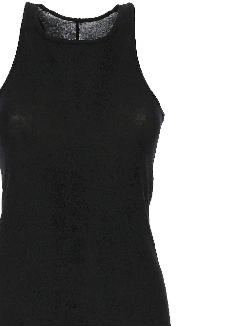 Rick Owens Fine-Ribbed Sleeveless Tank Top