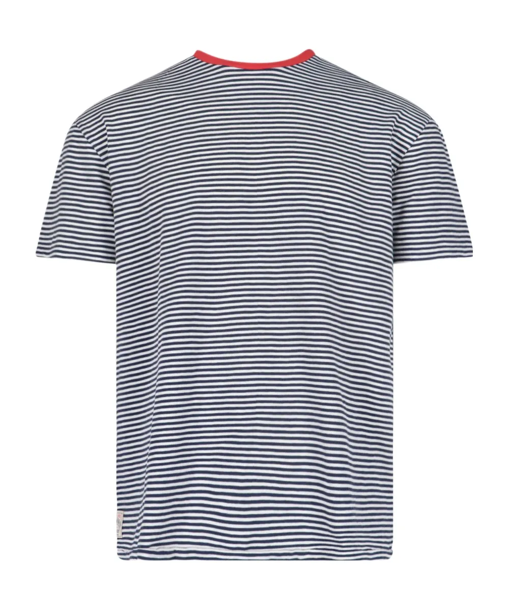 Polo Ralph Lauren Classic Fit Striped Gauze Jersey T-Shirt
