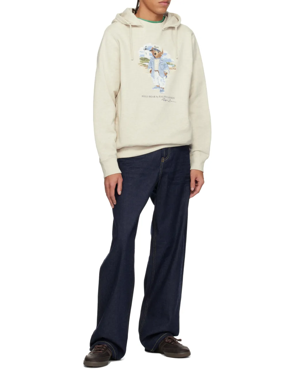 Polo Ralph Lauren Bear-Motif Drawstring Hoodie