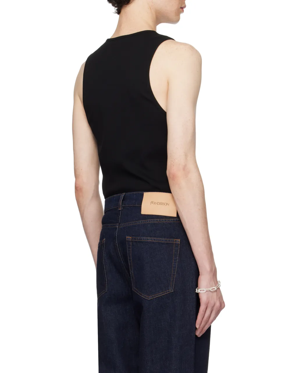 Anchor-Embroidered Tank Top