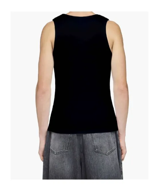 Anchor-Embroidered Tank Top