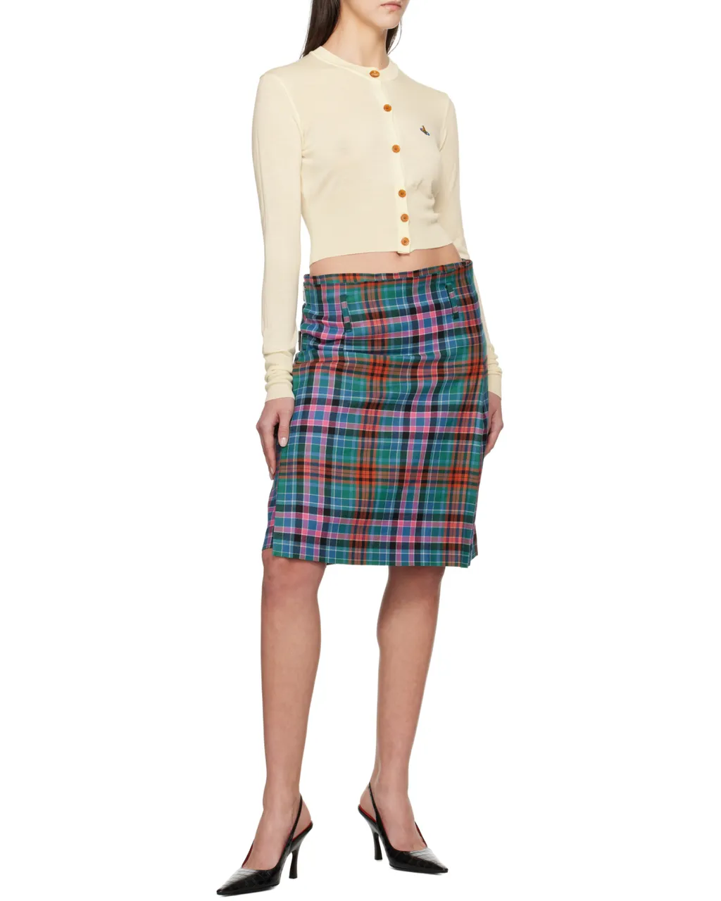 Vivienne Westwood Bea Knit Cropped Cardigan