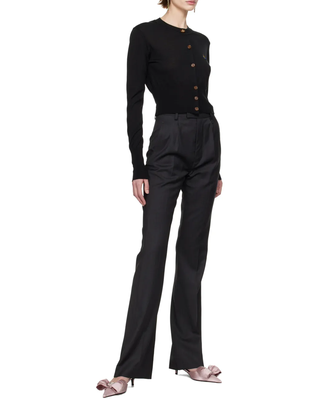 Vivienne Westwood Bea Knit Cropped Cardigan