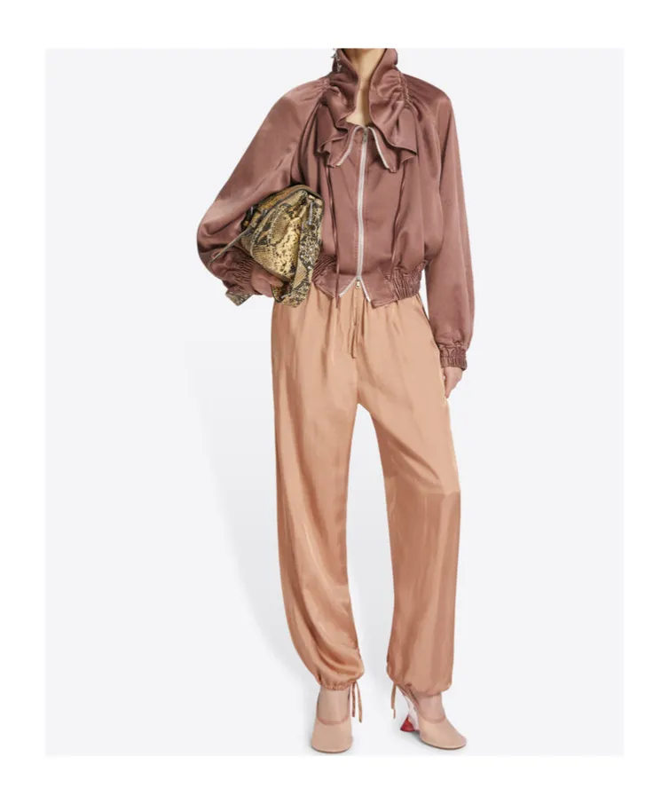 Dries Van Noten Pleat Detailed Drawstring Trousers