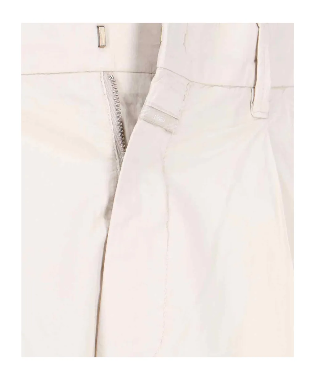 Closed Pleated Wide Leg Pants