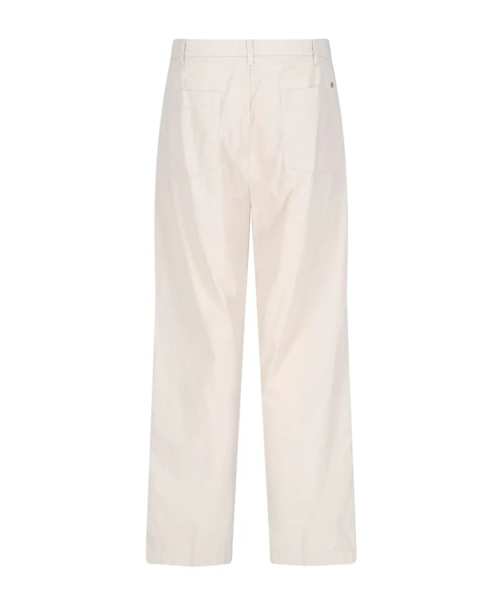 Closed Pleated Wide Leg Pants