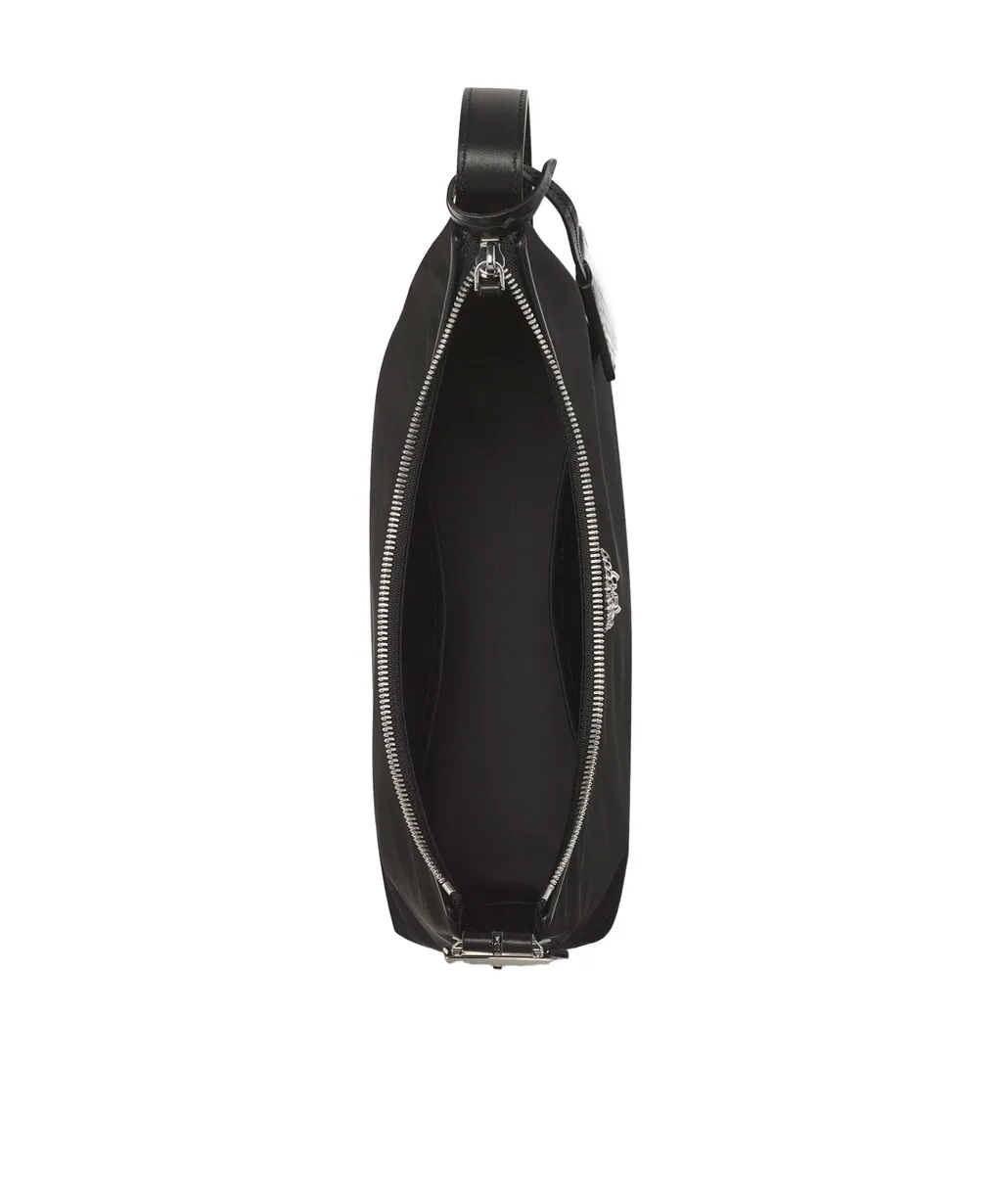 Mcm Aren Logo Plaque Shoulder Bag