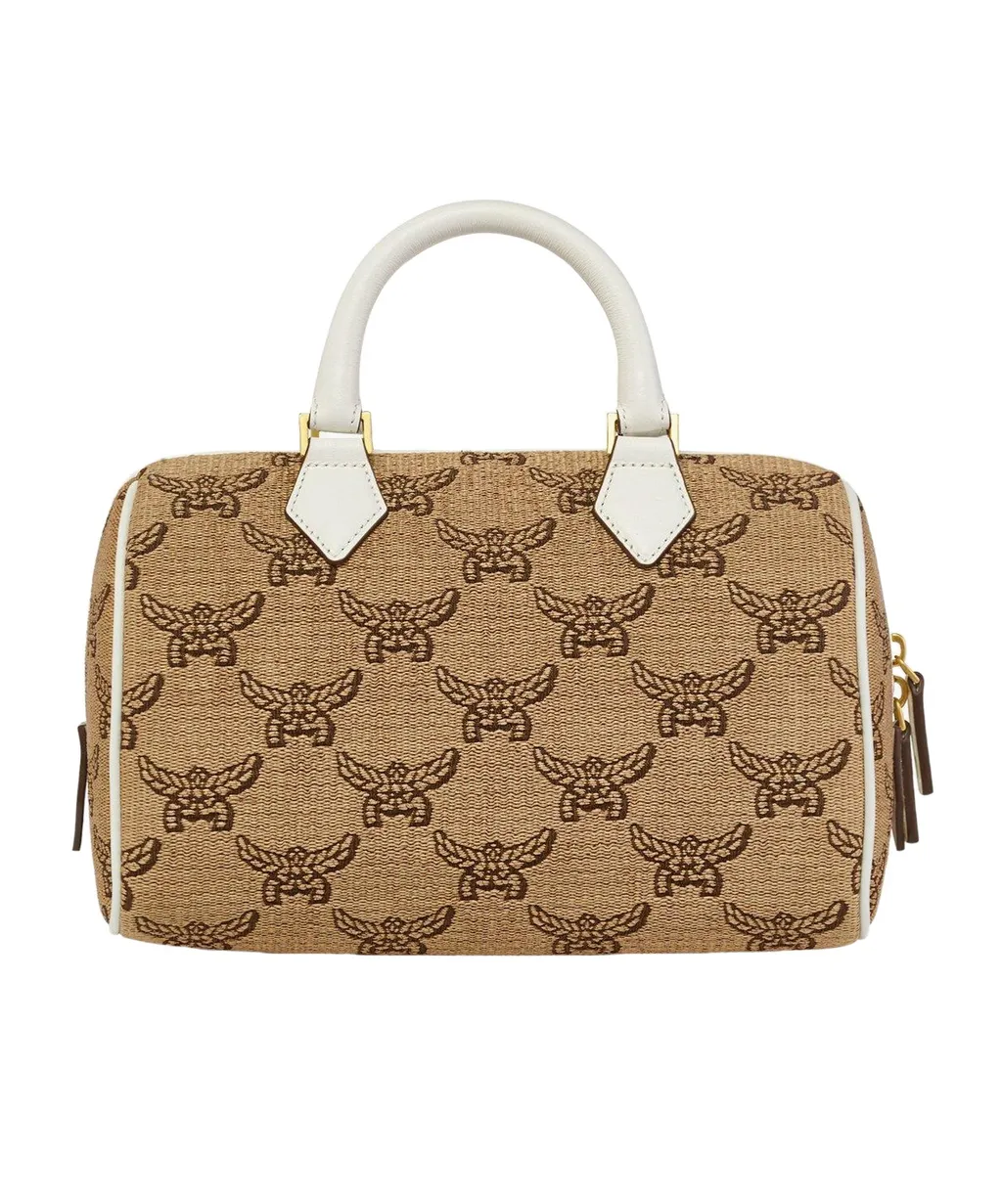 Mcm Ella Zipped Boston Bag