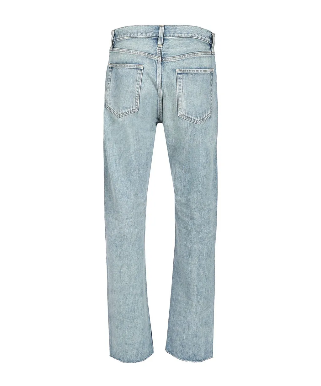 Fear Of God Sraight-Leg Frayed-Edge Jeans