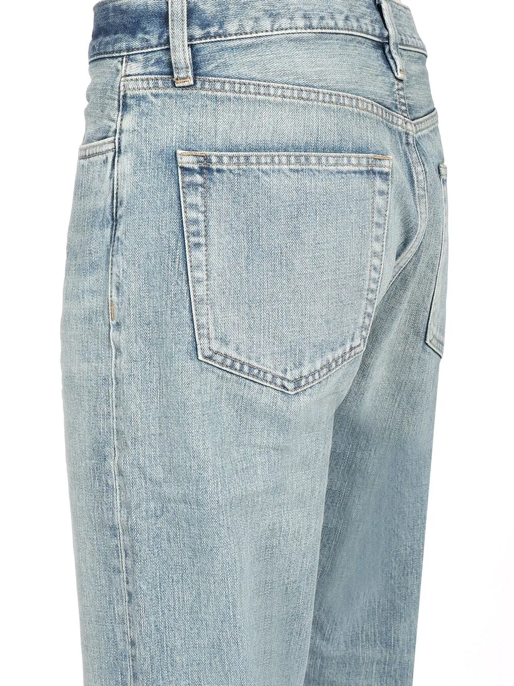 Fear Of God Sraight-Leg Frayed-Edge Jeans