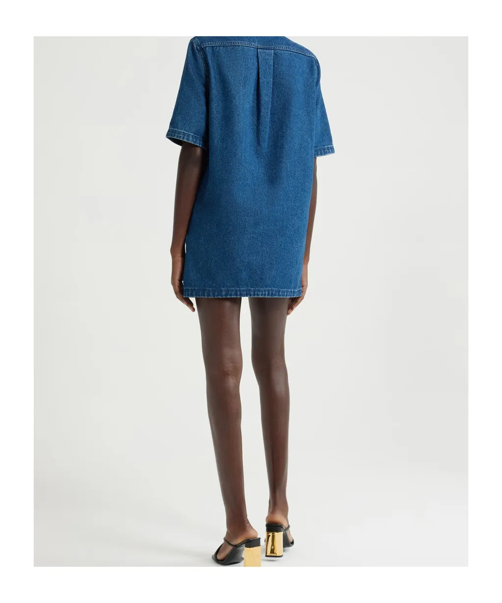 Patou Short Sleeve Zip Dress