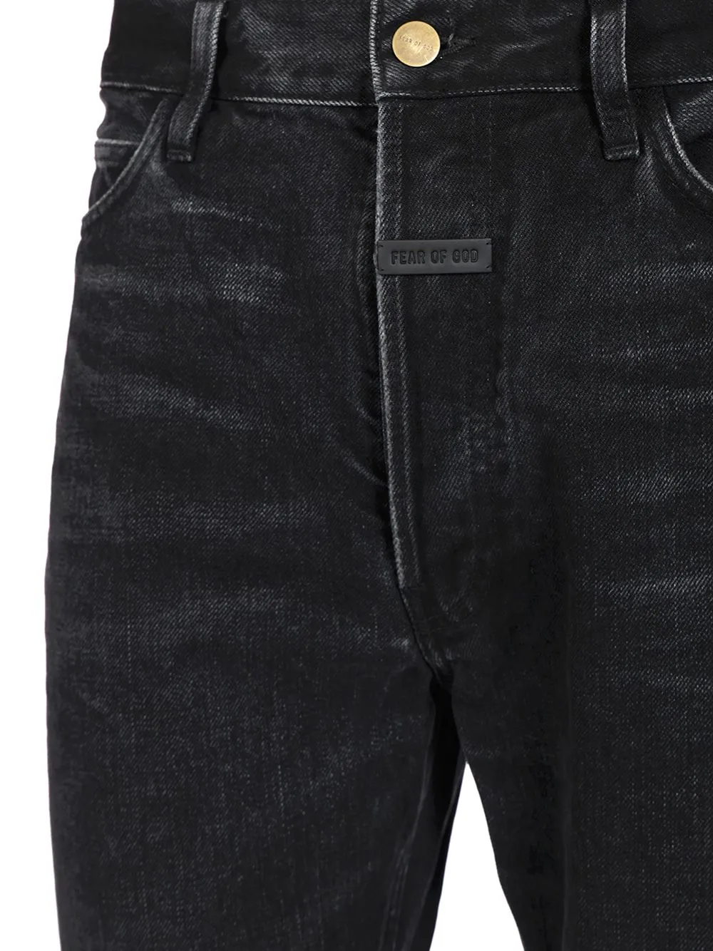 Fear Of God Sraight-Leg Frayed-Edge Jeans