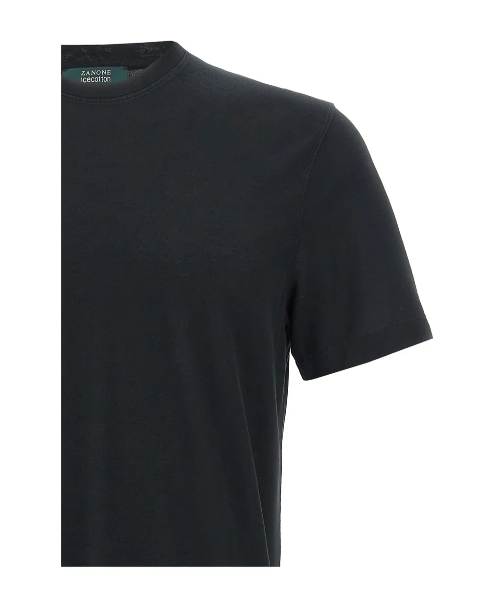 Zanone Crewneck Short-Sleeved T-Shirt
