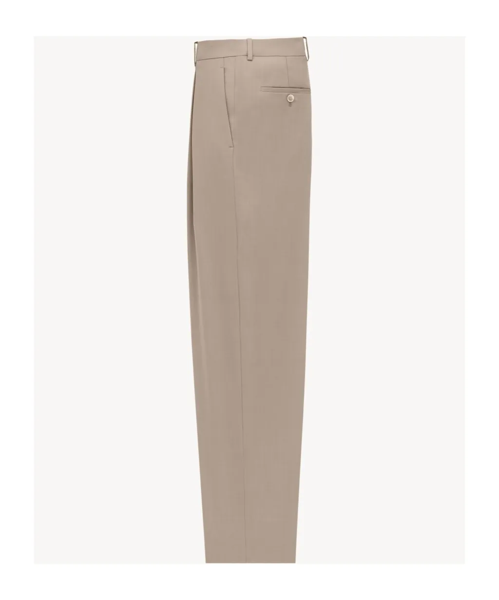Saint Laurent High Waist Straight Leg Pants