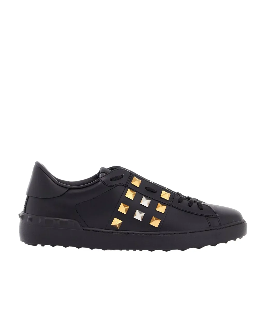 Valentino Garavani Rockstud Untitled Lace-Up Sneakers
