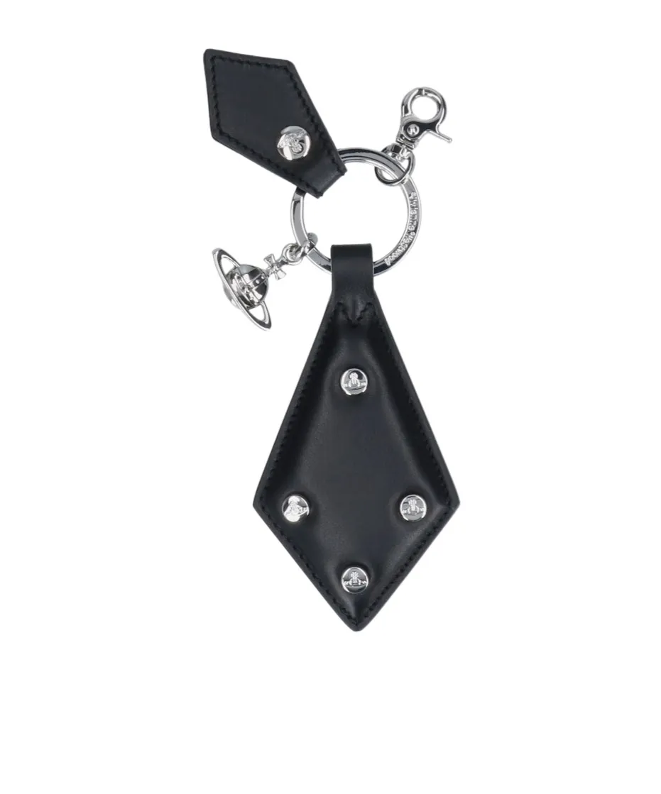 Vivienne Westwood Logo Engraved Keychain
