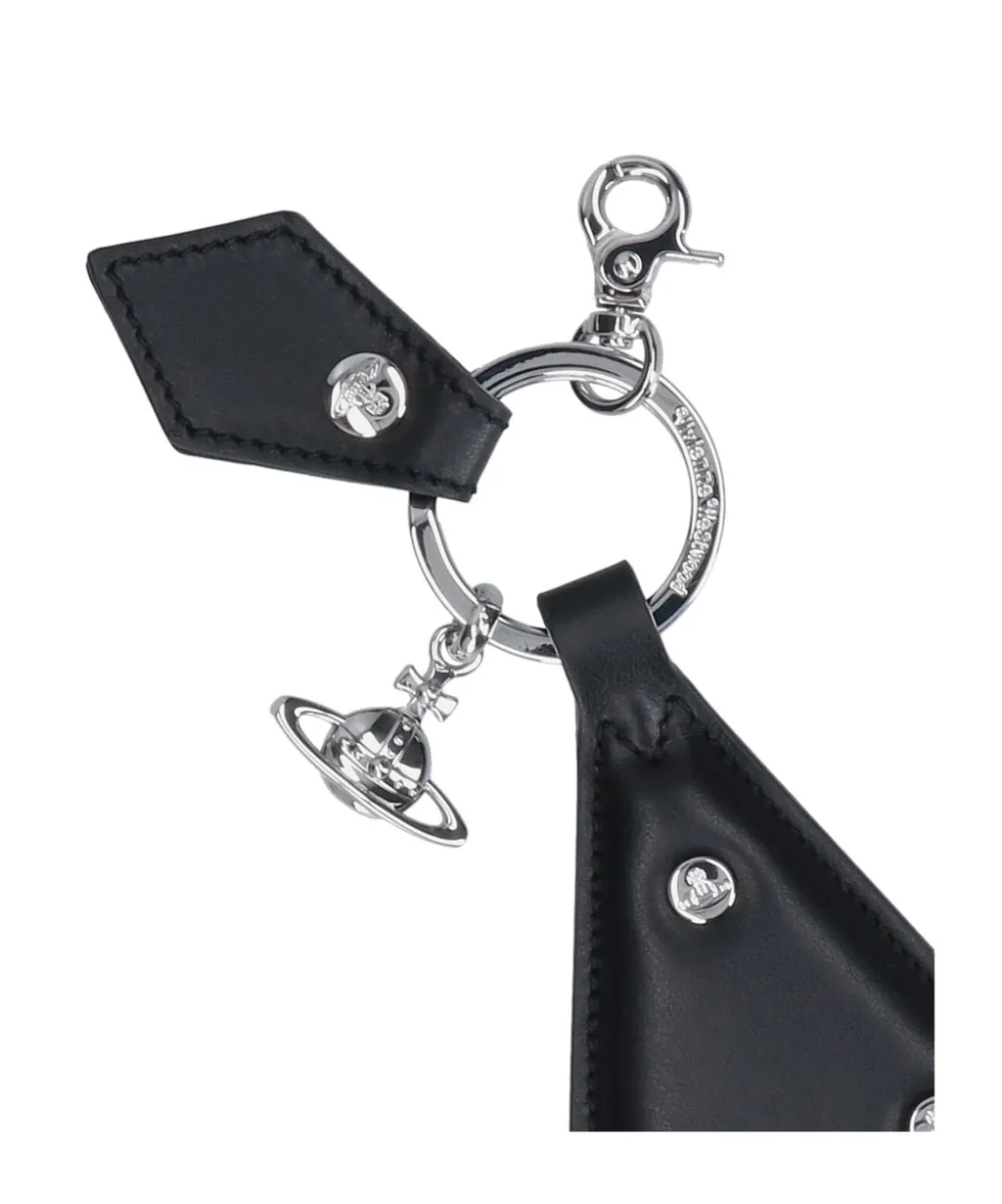 Vivienne Westwood Logo Engraved Keychain