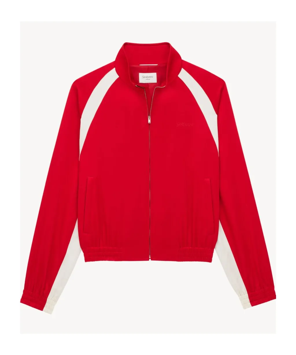 Saint Laurent Zip-Up Teddy Jacket
