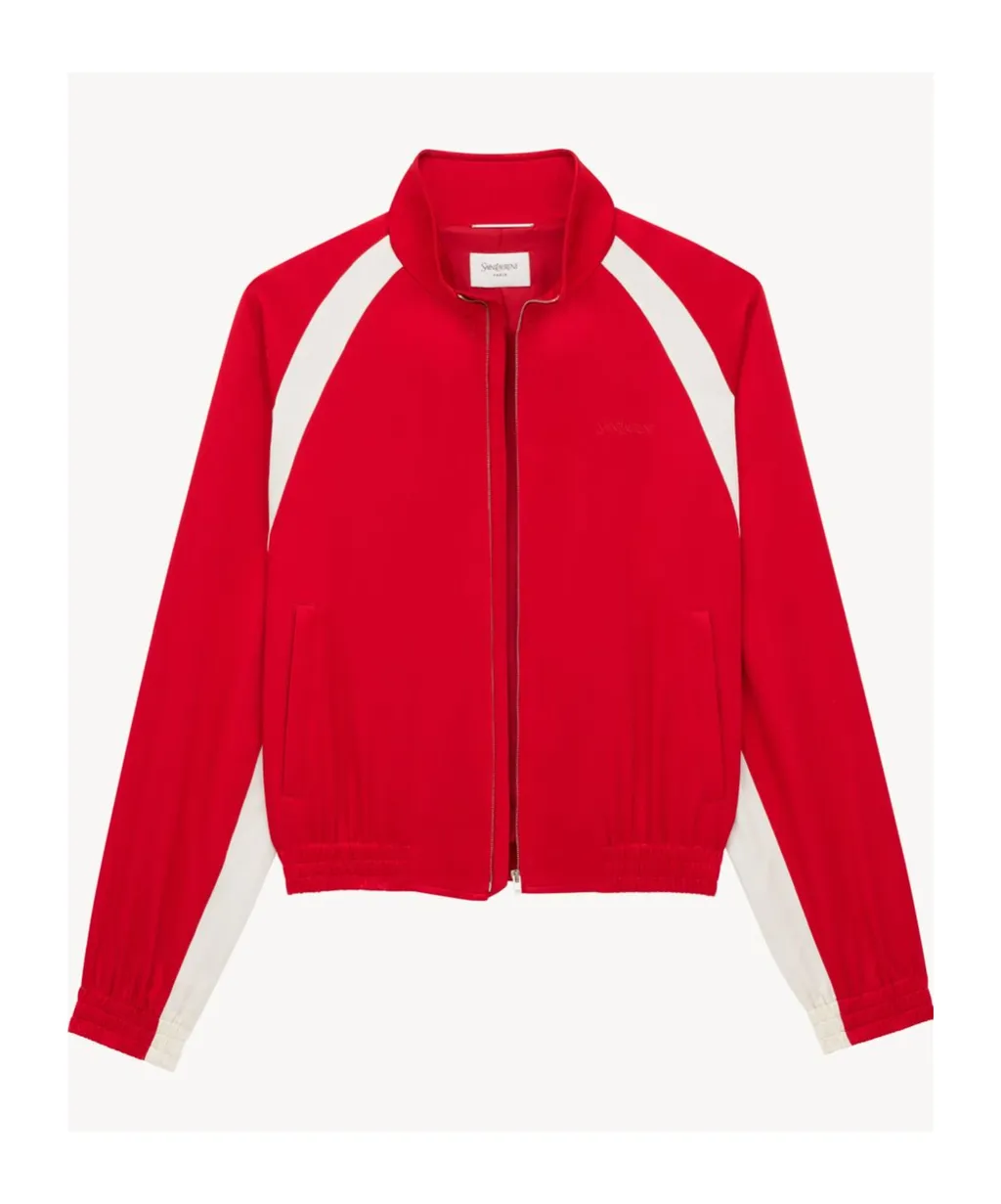 Saint Laurent Zip-Up Teddy Jacket