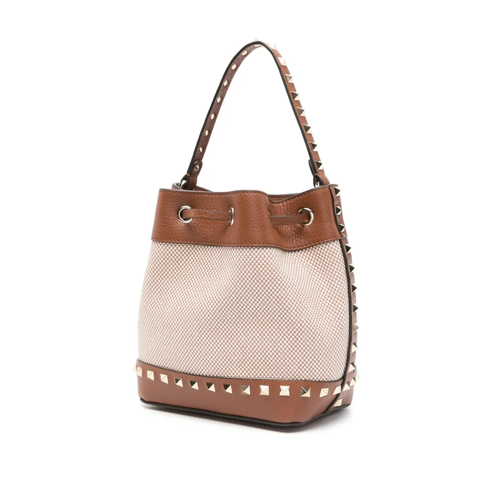 Valentino Garavani Rockstud Drawstring Bucket Bag