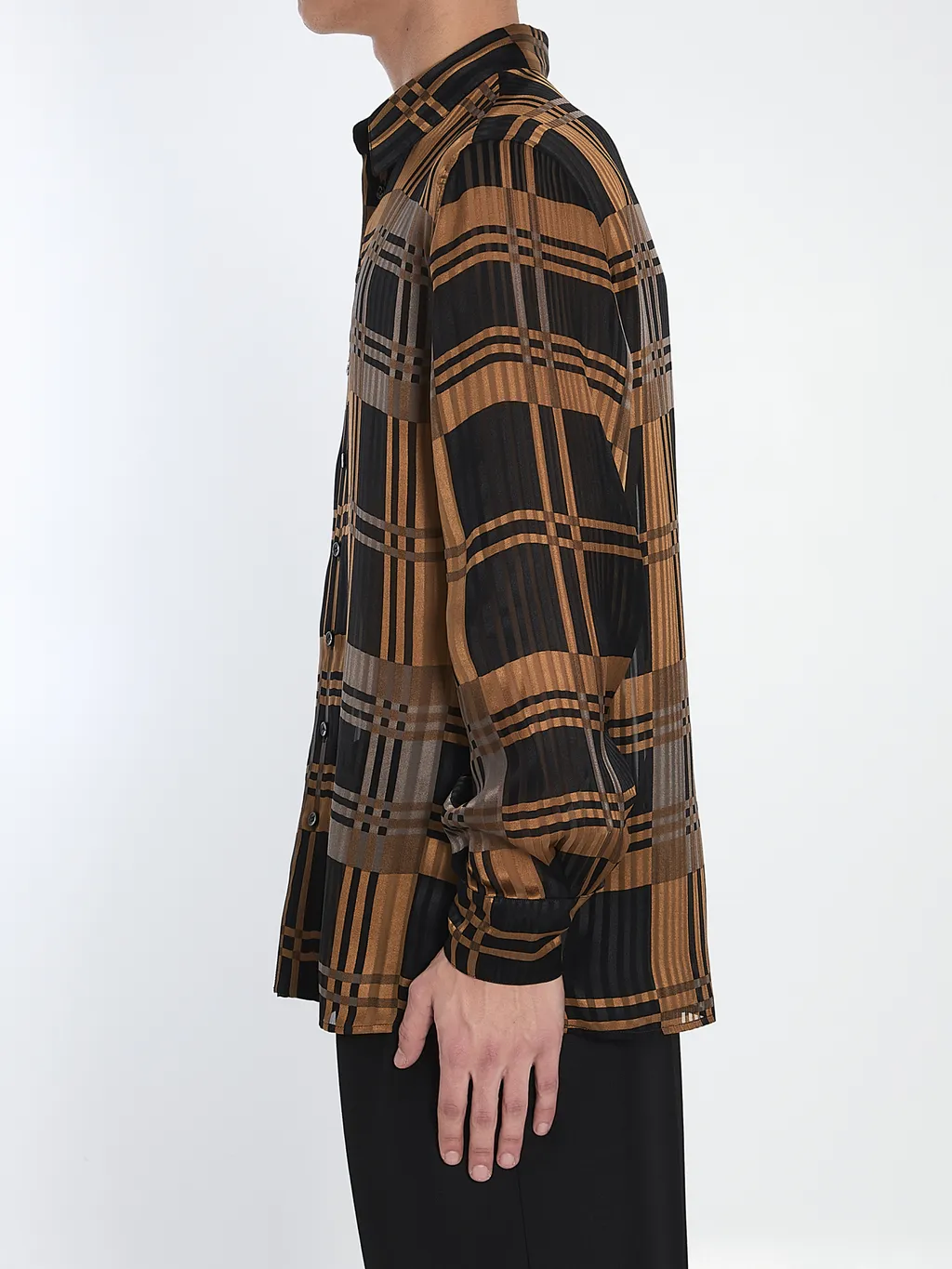 Saint Laurent All-Over Patterned Button-Up Shirt