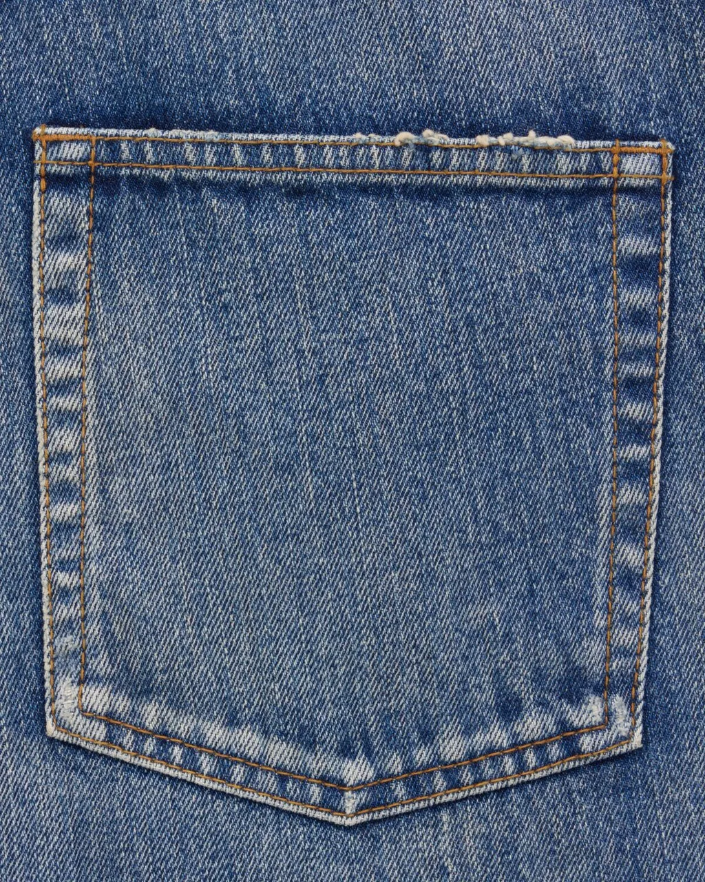 Saint Laurent High-Rise Straight Leg Jeans